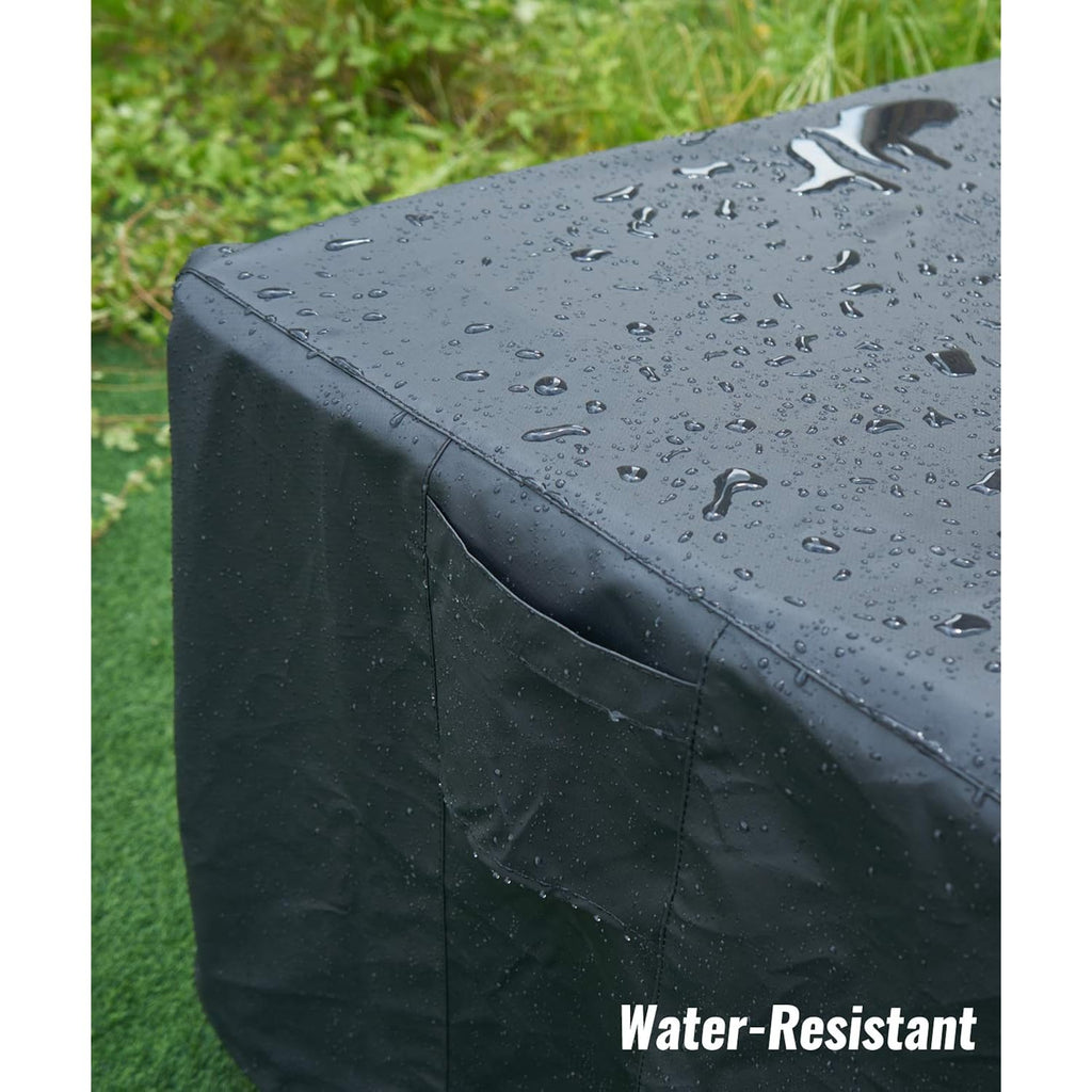 Nupick 30 Inch Square Fire Pit Cover For Propane Fire Pit/Table