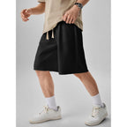 Jmierr Men'S Baggy Shorts Casual Drawstring Knee Length Baggy Sweat Shorts Loose-Fit Y2K Raw Hem Workout Shorts