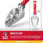 Garden Weasel Potting Scoop - Oversized | Dig And Transport | Planting And Gardening Hand Digging Tools, Heavy Duty Soil Scoop, Mini Gardening Shovel | 91362