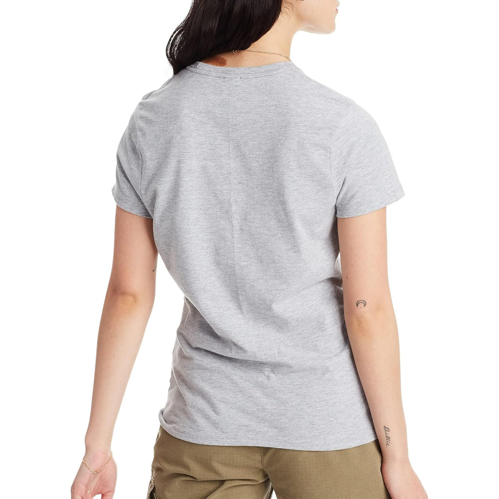 Hanes Women's Perfect-T Crewneck T-Shirt, Lightweight Cotton Short Sleeve Tee for Women
