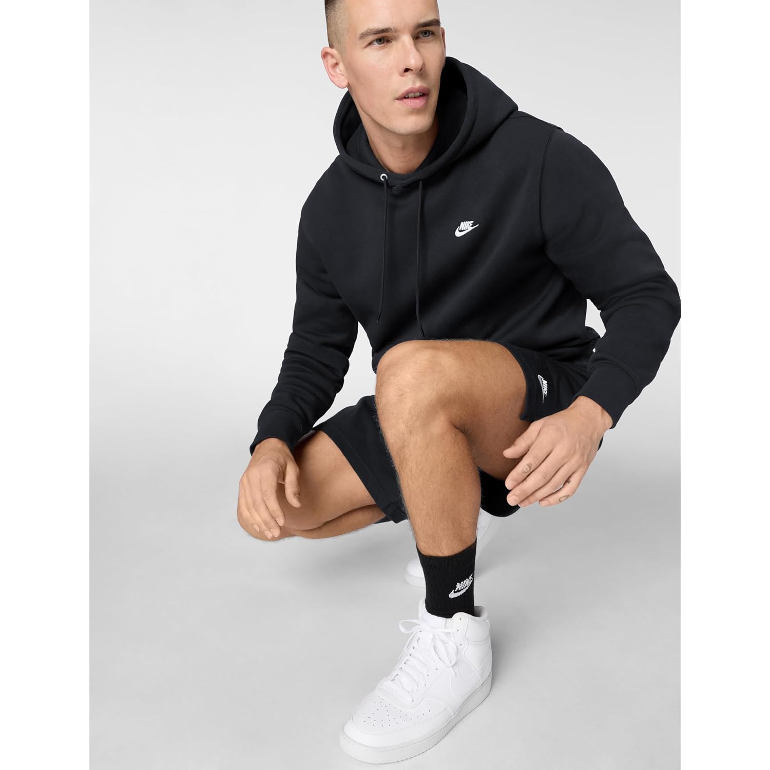 Nike Men'S Club Pullover Fleece Hoodie