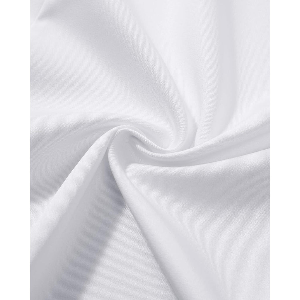 Men'S Dress Shirts Long Sleeve Stretch Wrinkle Free Wedding Formal Business Button Down Shirt