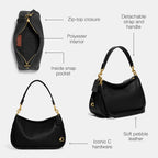 Coach Women's Soft Pebble Leather Cary Crossbody