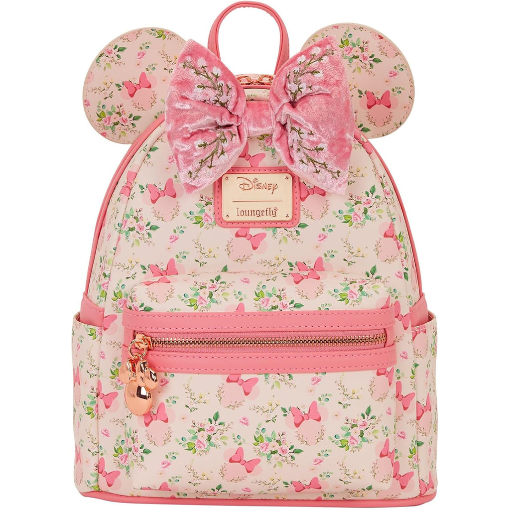 Loungefly Minnie Mouse Floral Mini Backpack