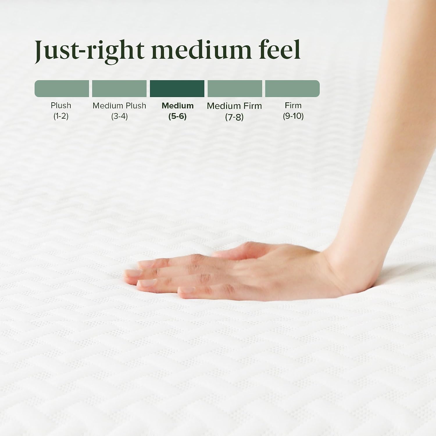 Zinus 8-Inch Twin Cooling Essential Memory Foam Mattress, White, Medium Feel, Fiberglass Free, Certified Safe Materials
