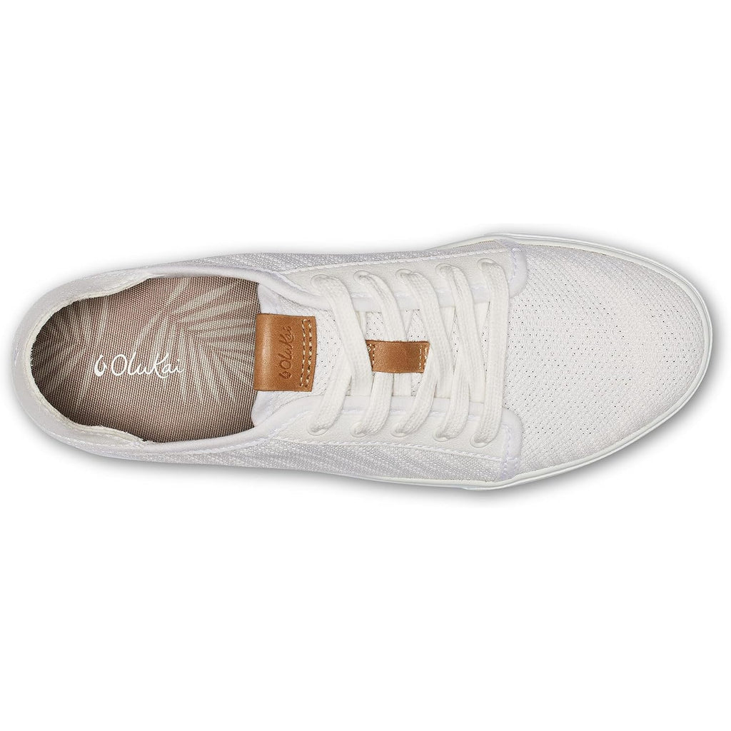 Olukai Pehuea Li Women'S Lace-Up Sneakers, Casual Everyday Shoes With Drop-In Heel, Lightweight & Breathable Mesh Design, All-Day Comfort & Support