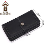 FALAN MULE Wallets for Women Trifold Wristlet Wallets Large Capacity RFID Blocking Ladies Purse Credit Card Holder