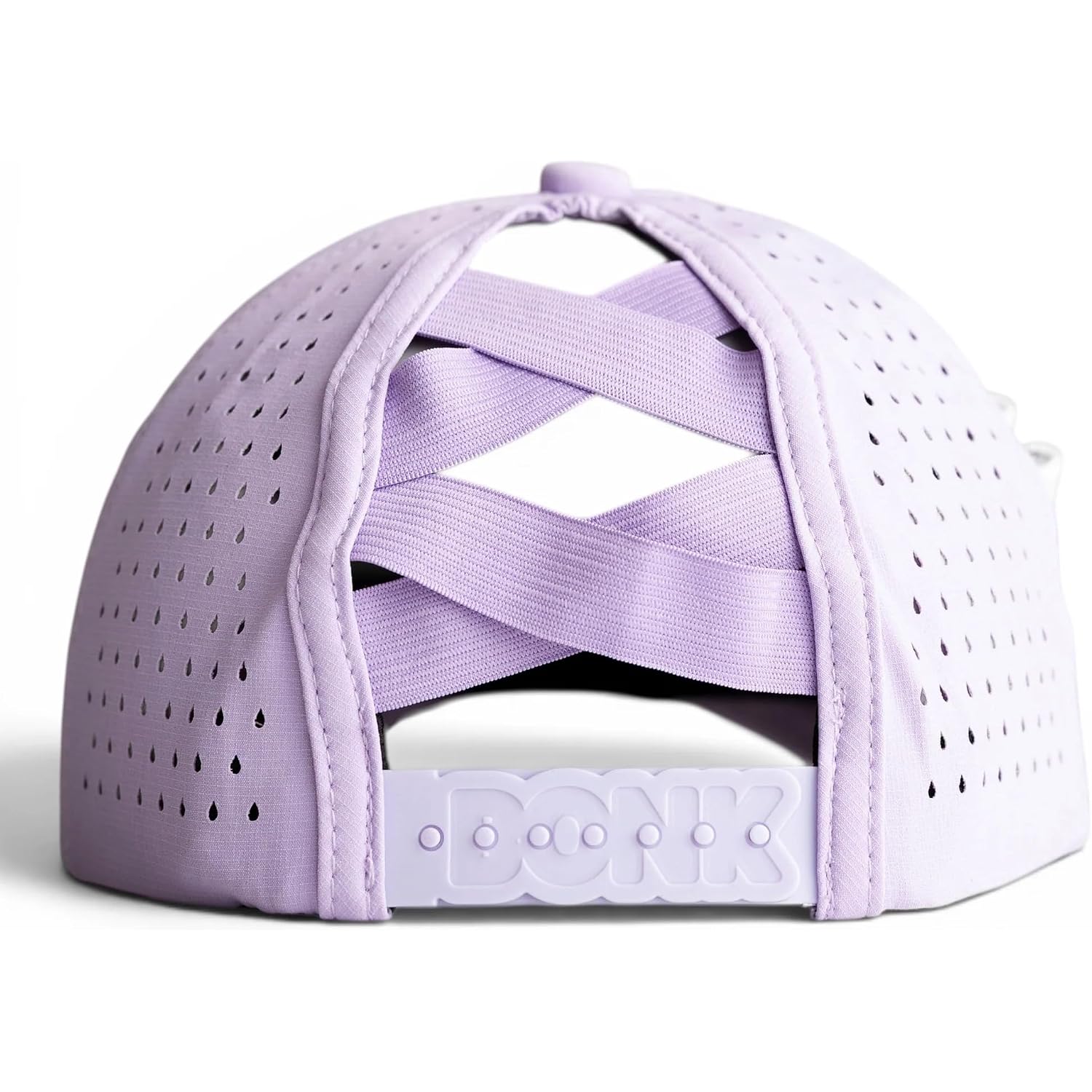 Ladies 6 Panel Unstructured Open Back Golf Hat - Snapback - Tee Holder With Tees & Bill Magnet With Ball Marker