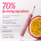 tarte maracuja juicy lip gloss – Peptide-Infused Hydrating Glossy Balm, 12HR Instant Moisture lipgloss, Includes Collectible Charm, Vegan & Cruelty-Free, full size