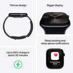 Apple Watch Series 10 [Gps + Cellular 46Mm Case] Smartwatch With Gold Titanium Case With Gold Milanese Loop - M/L. Fitness Tracker, Ecg App, Always-On Retina Display, Carbon Neutral