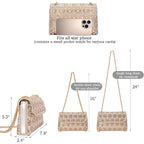 BBTT.ful Shoulder Bags Crossbody Bag Purses Handbags Crystals Rhinestone Evening Bag for Women Clutch Purse with Chain