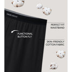 David Archy Combed Cotton Boxers For Men Soft Underwear Mens Boxers Knit Boxer Shorts For Men Pack