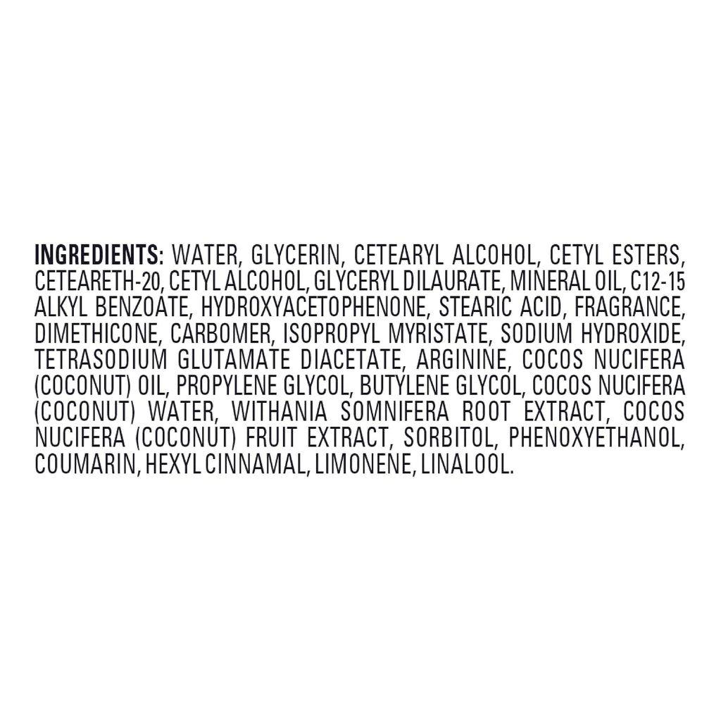 Jergens Hydrating Coconut Body Lotion, Hand And Body Moisturizer, Infused With Coconut Oil, Hydrates Dry Skin Instantly, Dermatologist Tested, 26.5 Oz