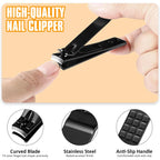 Yougai Tweezers Set,9 Pcs Professional Stainless Steel Tweezer Kit-Great Precision Eyebrow Tweezers for Ingrown Facial Hair with Leather Travel Case as Stocking Stuffing Gifts
