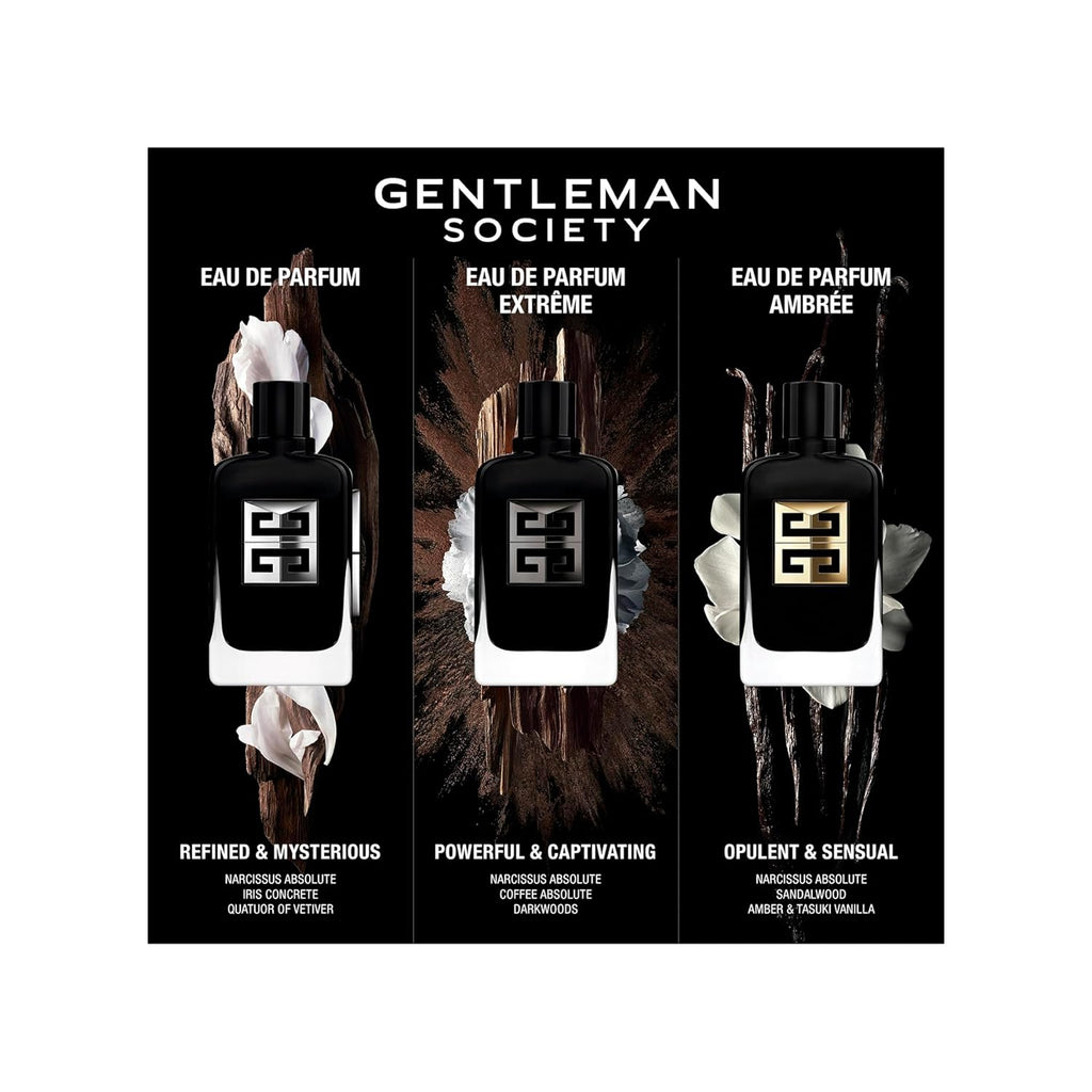 Givenchy Gentleman Society Ambree Eau De Parfum Spray for Men, 3.4 Ounce