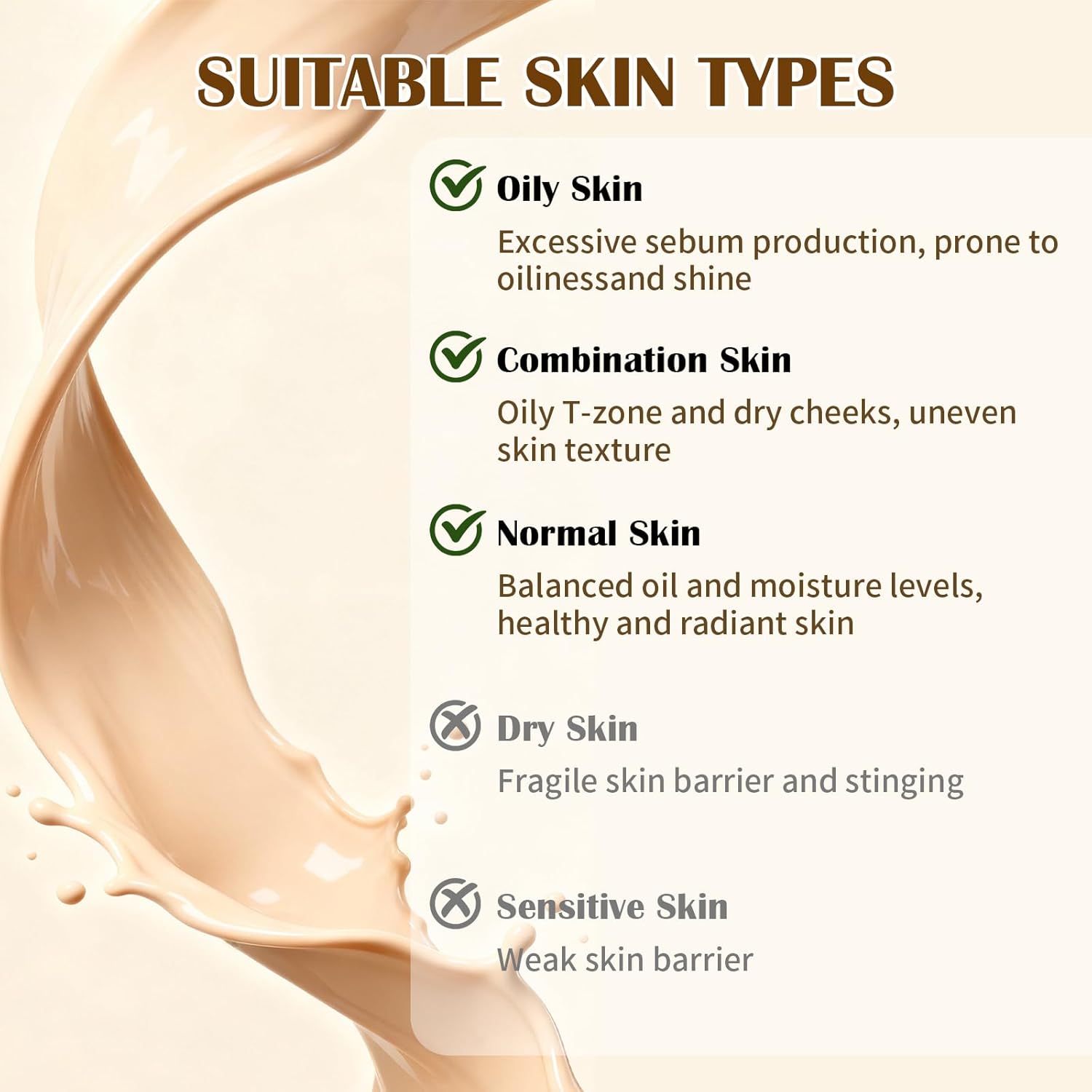 UCANBE 2-IN-1 Foundation + Concealer, Full Coverage Long-Lasting Matte Makeup for Normal, Combination and Oily Skin, Buildable Waterproof Formula with Hyaluronic Acid （01 Fair Ivory）