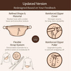 Anti Pickpocket Bag - Ivory Rfid Crossbody Bag For Travel, Adjustable Strap Multiple Compartments Anti Theft Crossbody Bags For Women Travel Size Essentials Crossbody Bags For Women Large Size