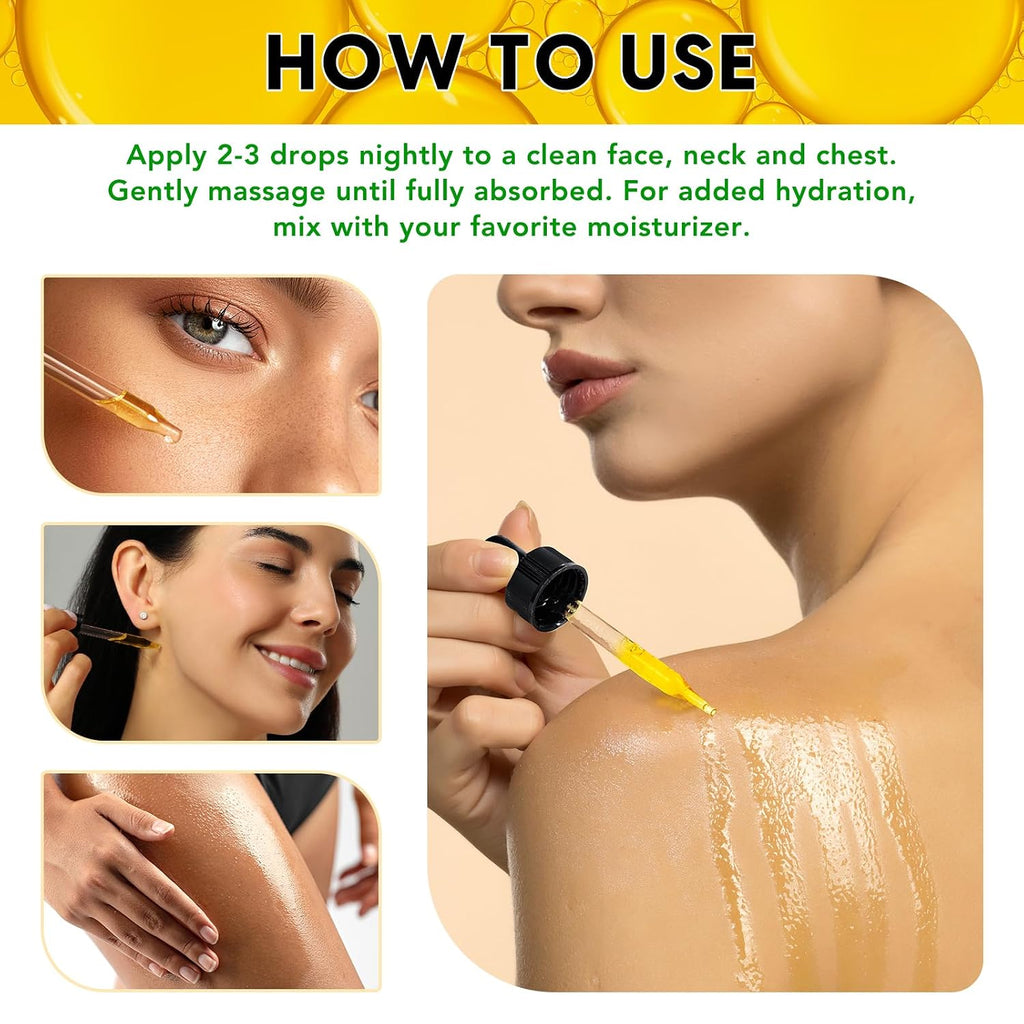Elbbub Premium Vitamin E Oil - Ultra Concentrated - Moisturizes, Improves Appearance Of Scars & Stretch Marks, Skin Hydration - For Face, Body, Hair, And Nails