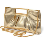 Evening Clutch Bag Bright Color Pu Leather Formal Handbag Suitable For Wedding Prom Black Tie Events