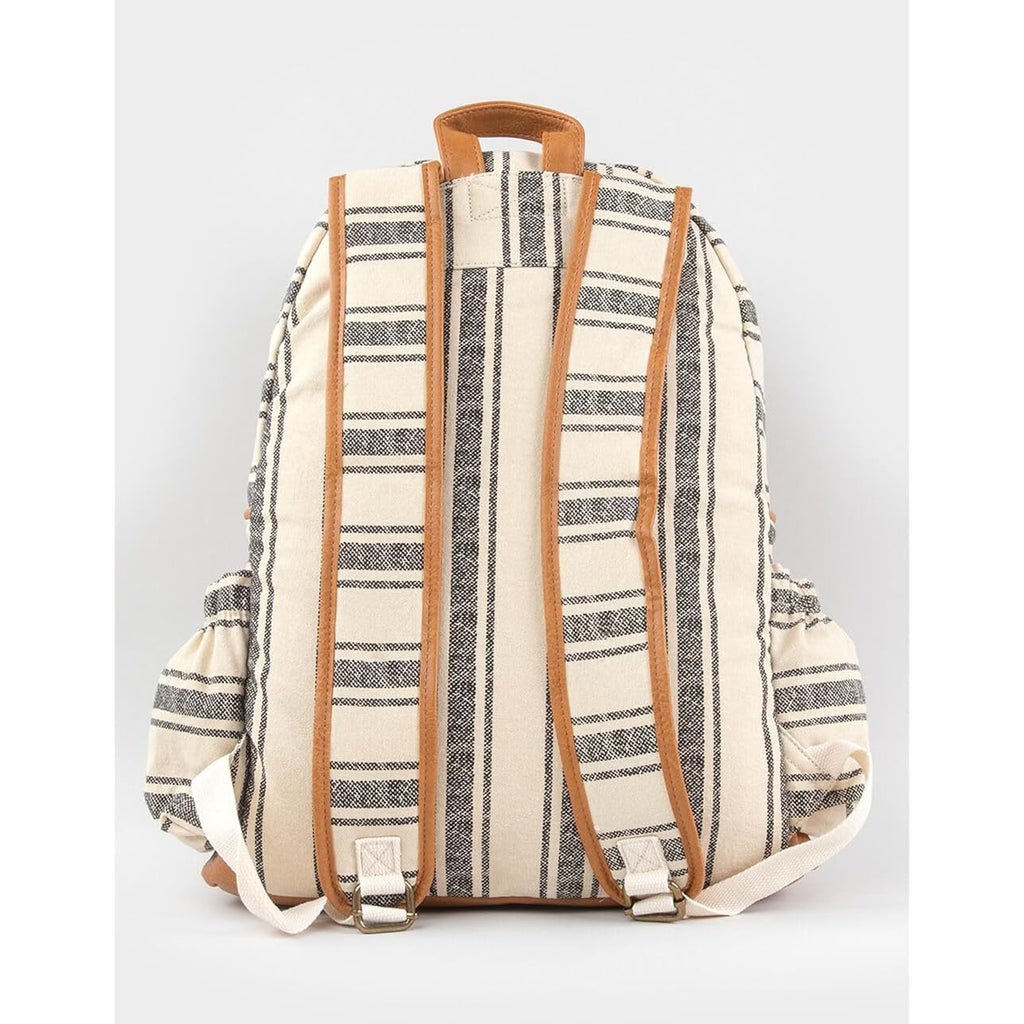 Billabong Womens Home Abroad Backpack, Black & White