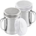 Powdered Sugar Shaker Duster - With Handle - Cinnamon Shaker For Coffee Bar - Fine Mesh Dredge - 6 Ounce, Pack Of 2 | Style: Fine