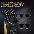 Beard Trimmer for Men, Rechargeable Men's Hair Trimmer for Mustache, Electric Razor & Body Grooming Kit for Beard, Face, Groin & Manscaping, Birthday Valentines Ideal Gift for Men
