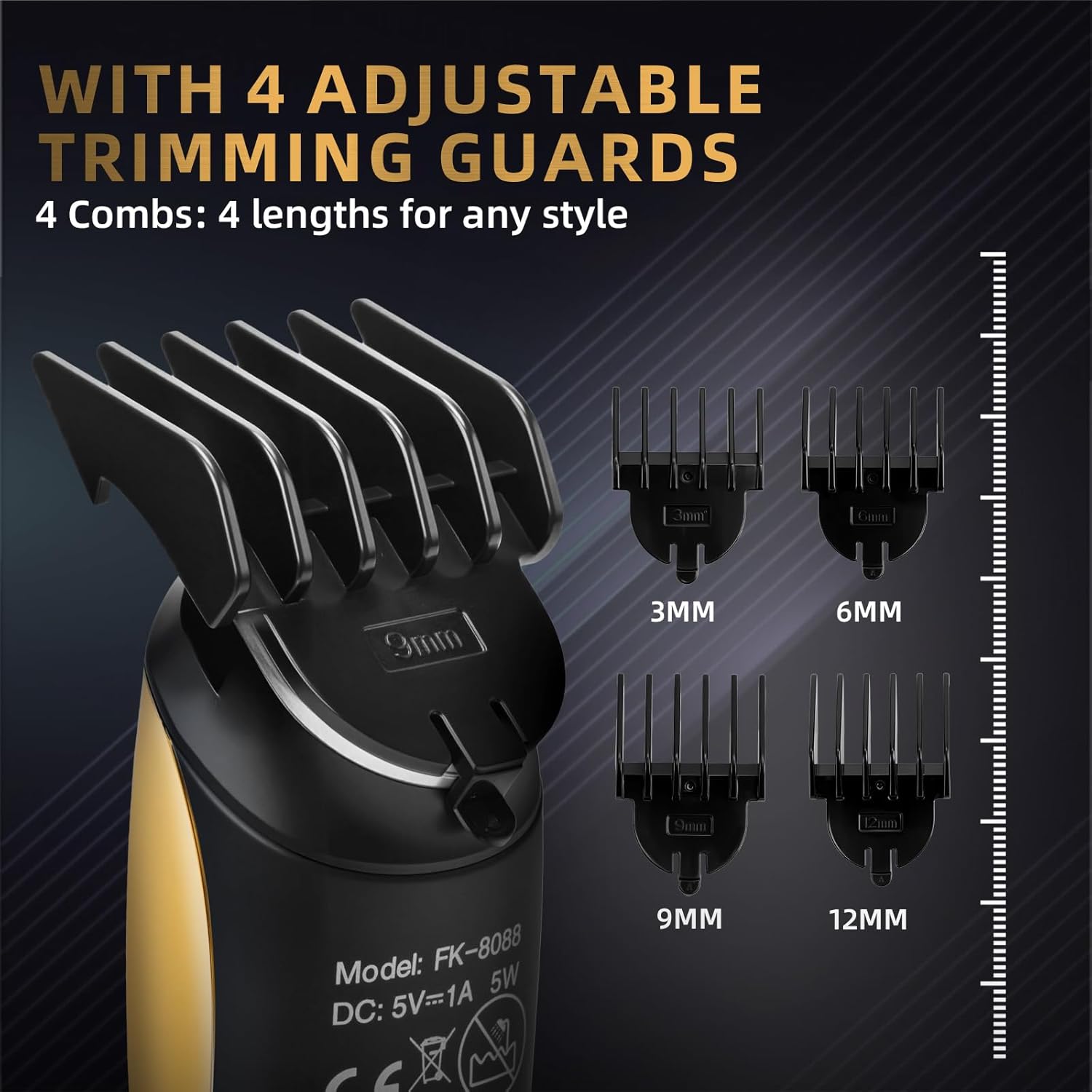 Beard Trimmer for Men, Rechargeable Men's Hair Trimmer for Mustache, Electric Razor & Body Grooming Kit for Beard, Face, Groin & Manscaping, Birthday Valentines Ideal Gift for Men