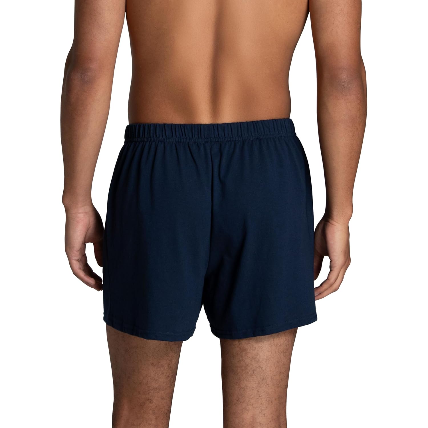 Fruit Of The Loom Mens Tag-Free Knit Boxer Shorts, Relaxed Fit, Moisture Wicking, Assorted Color Multipacks