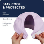 Women’s Ponytail Baseball Cap, Patented Active Feather-Light Hat with Open Back Alex Navy