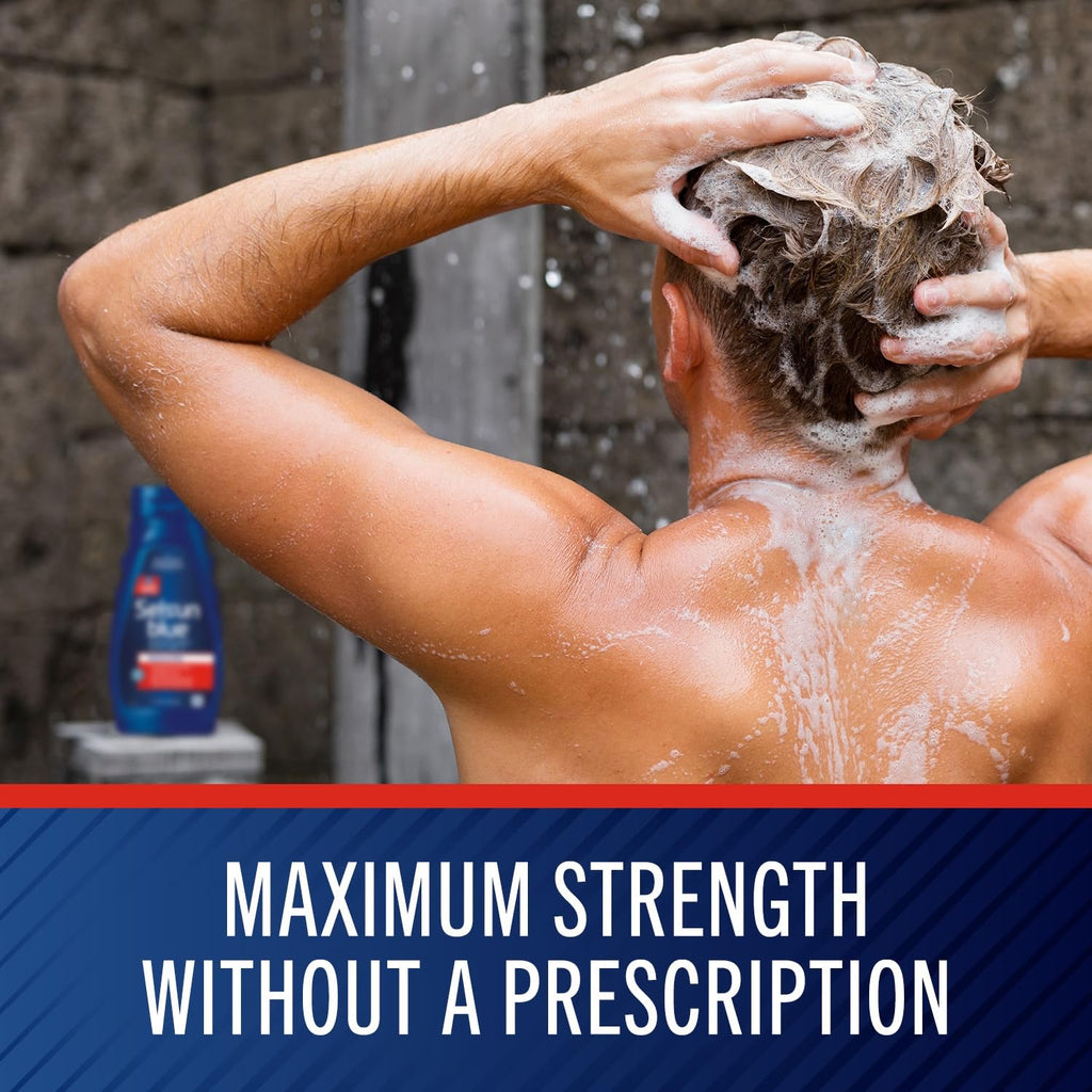Selsun Blue Medicated Antidandruff Shampoo, Maximum Strength Scalp Treatment With Selenium Sulfide, 11 Fl. Oz.