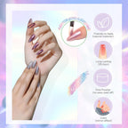 Chrome Nail Powder 6 Boxes Metallic Mirror Effect Nail Art Powder, Holographic Pigment Glitter Dust for Gel Polish Manicure Decoration with 6 Eyeshadow Sticks