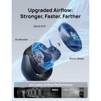 Dreo Fan For Bedroom, Table Air Circulator For Whole Room, 11 Inch, 60Ft Strong Airflow, 120° Adjustable Tilt, 20Db Low Noise, Quiet, 3 Speeds, Desk Fan For Home,Office, Kitchen