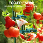 Yinghezu 40 Pcs Plant Support Clips,Flower And Vine,Garden Tomato Plant Support Clips For Supporting Stems,Vines Grow Upright Climbing,Tool For Straightening,Tomato Cage,Trellis. 2 Sizes In One Pack