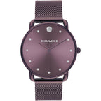 Coach Elliot Women'S Watch | Modern Elegance With Iconic Tea Rose Detail | Chic Timepiece For Everyday Wear | Ideal Gift For Her | Water-Resistant | 36 Mm