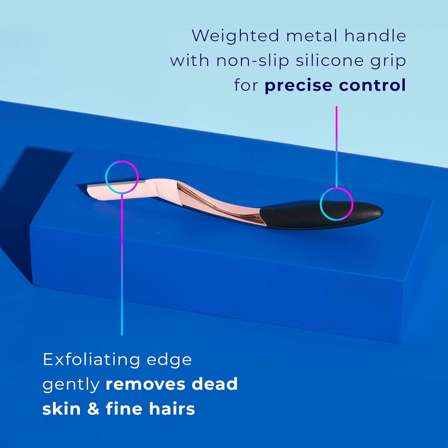 Schick Hydro Silk Dermaplaning Wand Refill Blades, 3ct Dermaplane Microblades for Face