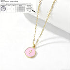 GINAZL Colorful Cross Necklace for Women Girls, Valentines Day | Birthday | First Communion | Christmas Gift | Easter Gifts