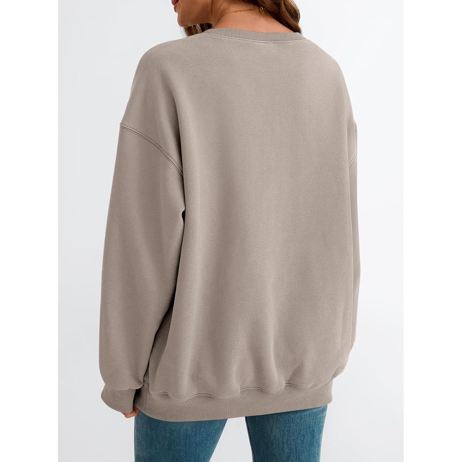 Womens Sweatshirts Oversized Crewneck Y2K Fleece Hoodies Fall Fashion 2026 Teen Girls Cute Winter Clothes Sweater