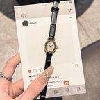 FANMIS Vintage Small Golden Bracelet Women’s Watches Dainty Minimalism Oval Dress Bangle Watch Easy to Read Waterproof Wristwatch,Adjustable Stainless Steel & Expansion Band