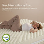 Queen Mattress 12 Inch, Medium Plush Hybrid Queen Size Mattress with Memory Foam & Individually Wrapped Pocket Coils, Pressure-Relieving Support & Motion-Reducing Design