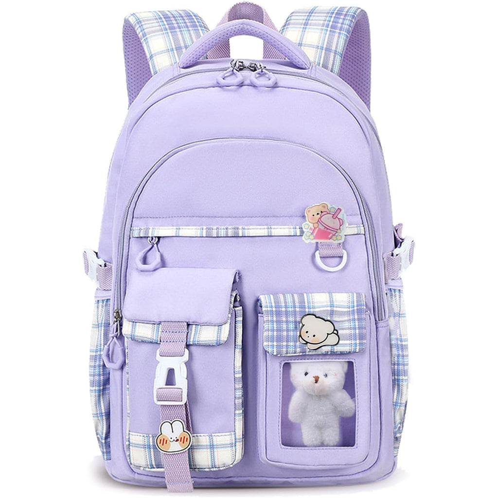 Girls Backpack,Cute School Backpack For Girls Kids Teens | Kawaii Bookbag For Primary Elementary