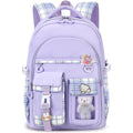 Girls Backpack,Cute School Backpack For Girls Kids Teens | Kawaii Bookbag For Primary Elementary