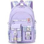 Girls Backpack,Cute School Backpack For Girls Kids Teens | Kawaii Bookbag For Primary Elementary