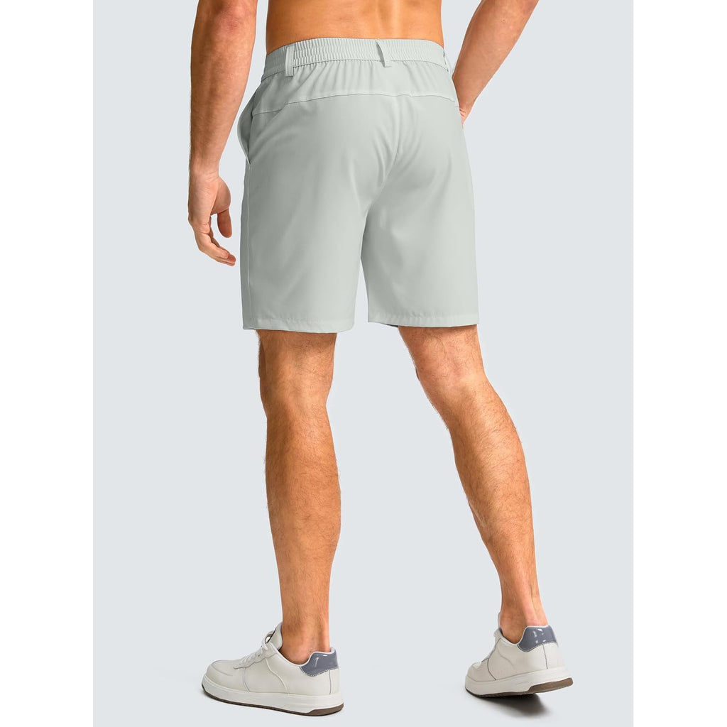 G Gradual Men'S Casual Shorts 7" Lightweight Golf Shorts For Men Stretch With 3 Pockets Quick Dry Breathable Work Shorts