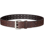 Dickies Men'S Double Prong Leather Work Belt – Fully Adjustable, Regular & Big And Tall Sizes