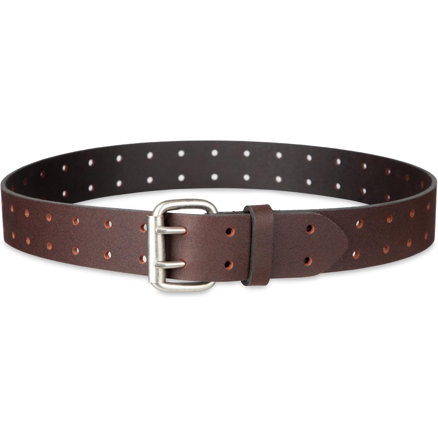 Dickies Men'S Double Prong Leather Work Belt – Fully Adjustable, Regular & Big And Tall Sizes
