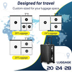 Upgogo Travel Vacuum Bags For Luggage With Portable Electric Pump,Vacuum Seal Bags For Clothing,Packing Cubes Compression,Cruise Ship And Travel Essentials(Combo 9 Pack)