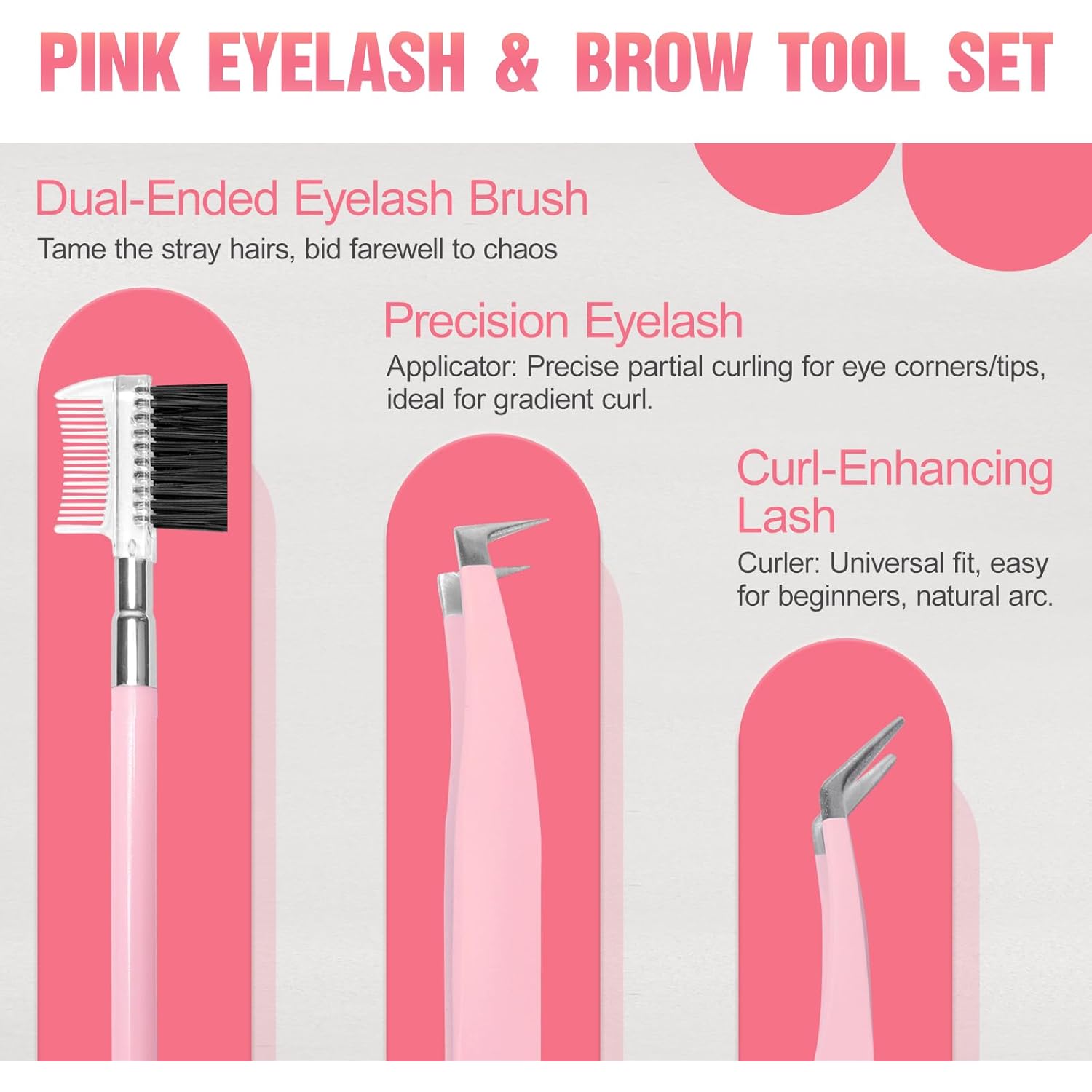 Eyebrow Kit, 17 in 1 Tweezers for Women Facial Hair, Hair Scissors with Comb, Eyebrow Trimmer, Brow Brushes, Hair Tools Travel Bag, Professional Grooming Tweezer Set