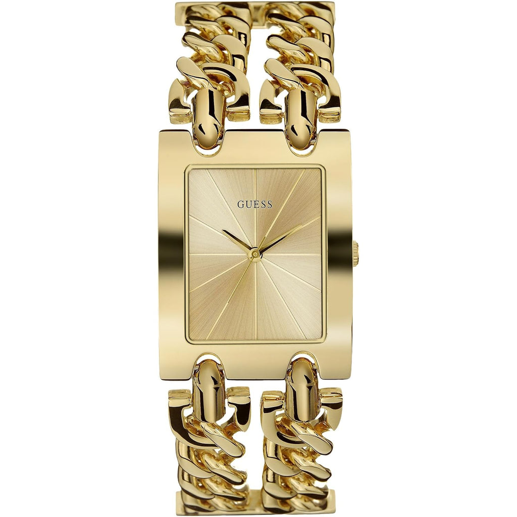 Guess Women'S Silver-Tone Multi-Chain Bracelet Watch