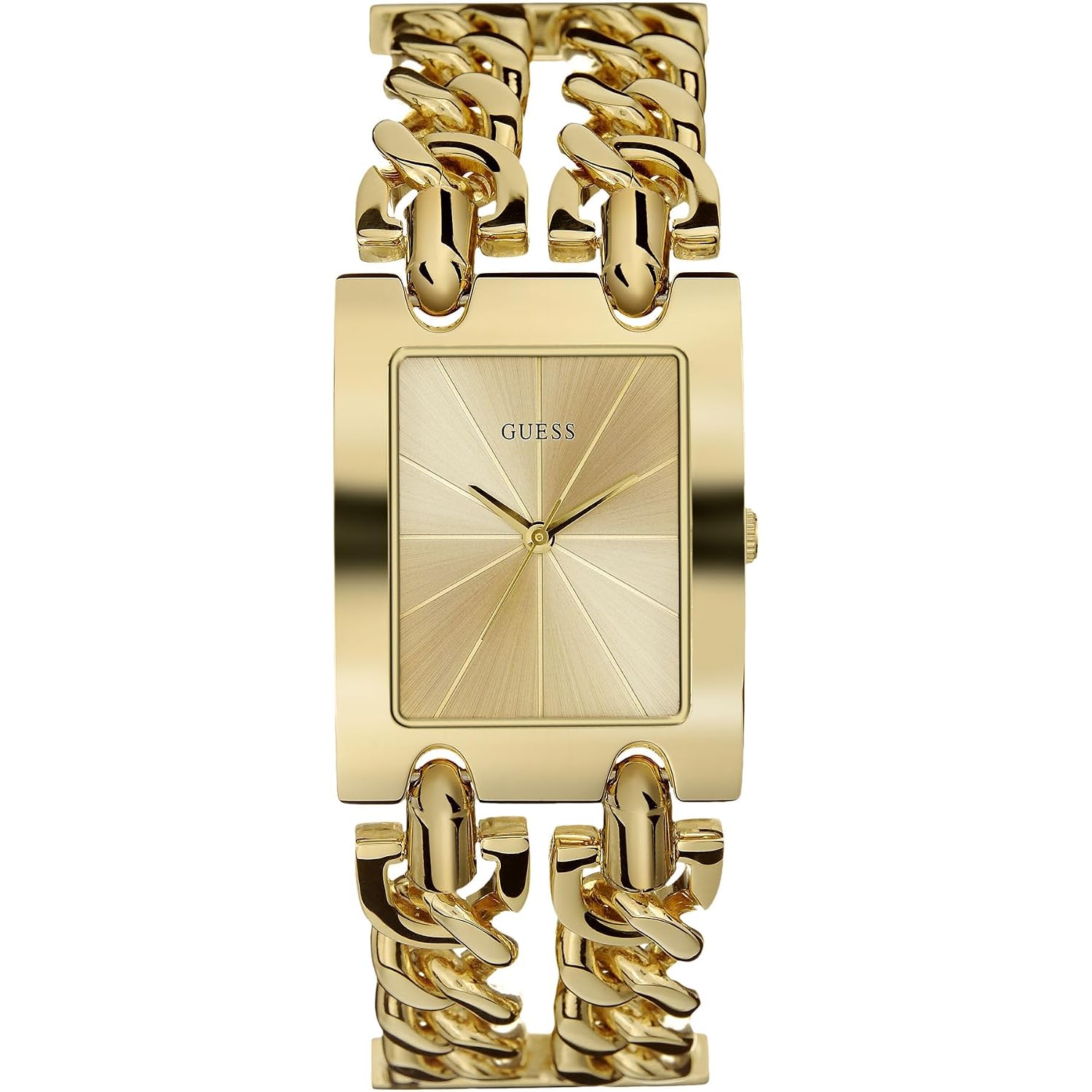 Guess Women'S Silver-Tone Multi-Chain Bracelet Watch