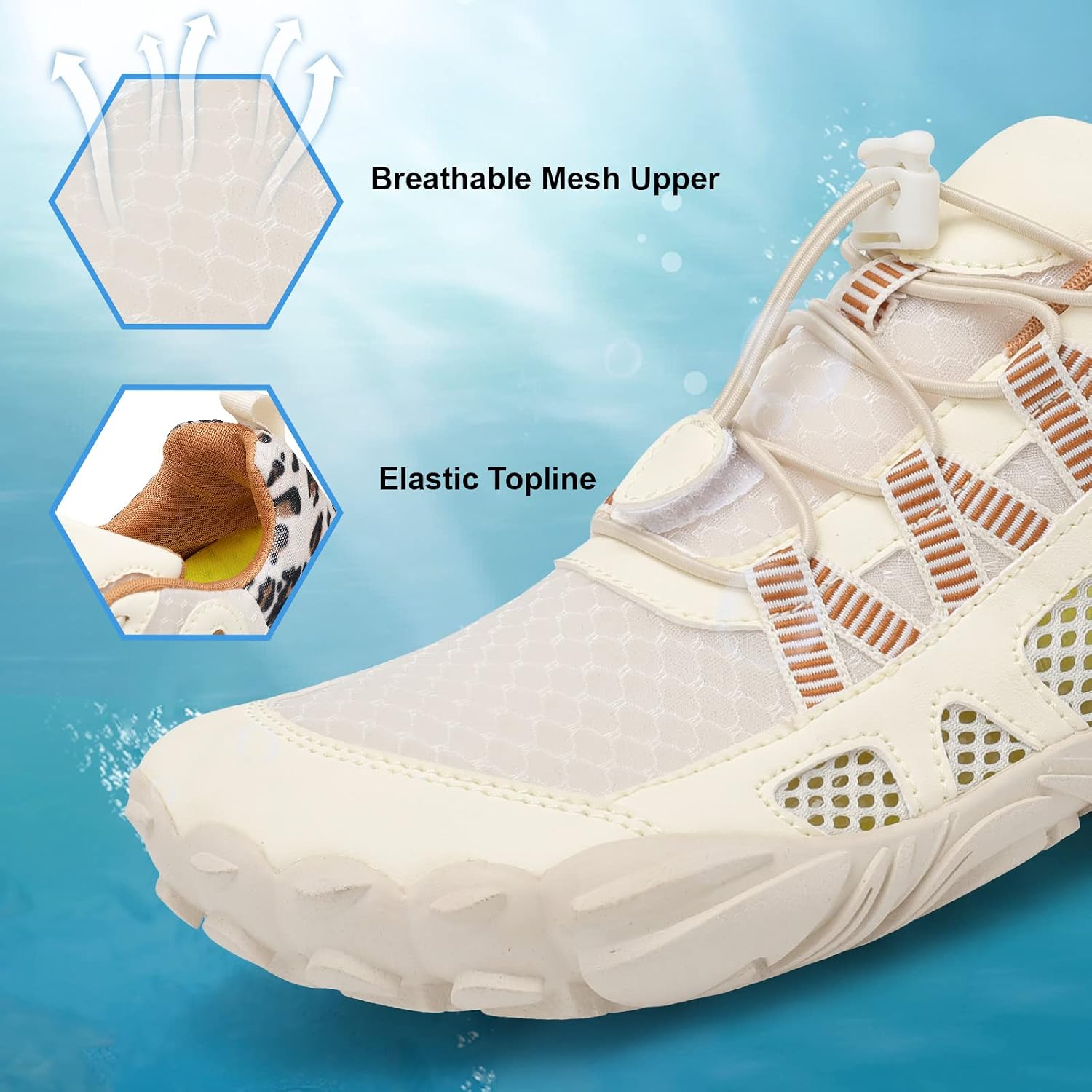 Xihalook Athletic Hiking Water Shoes Womens Mens Quick Dry Barefoot For Beach Walking Kayaking Surfing Training